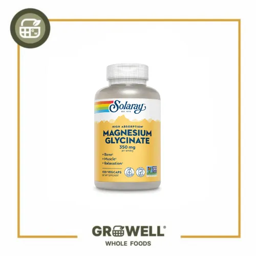 SOLARAY MAGNESIUM GLYCINATE 350 MG (120 VEGECAPS)
