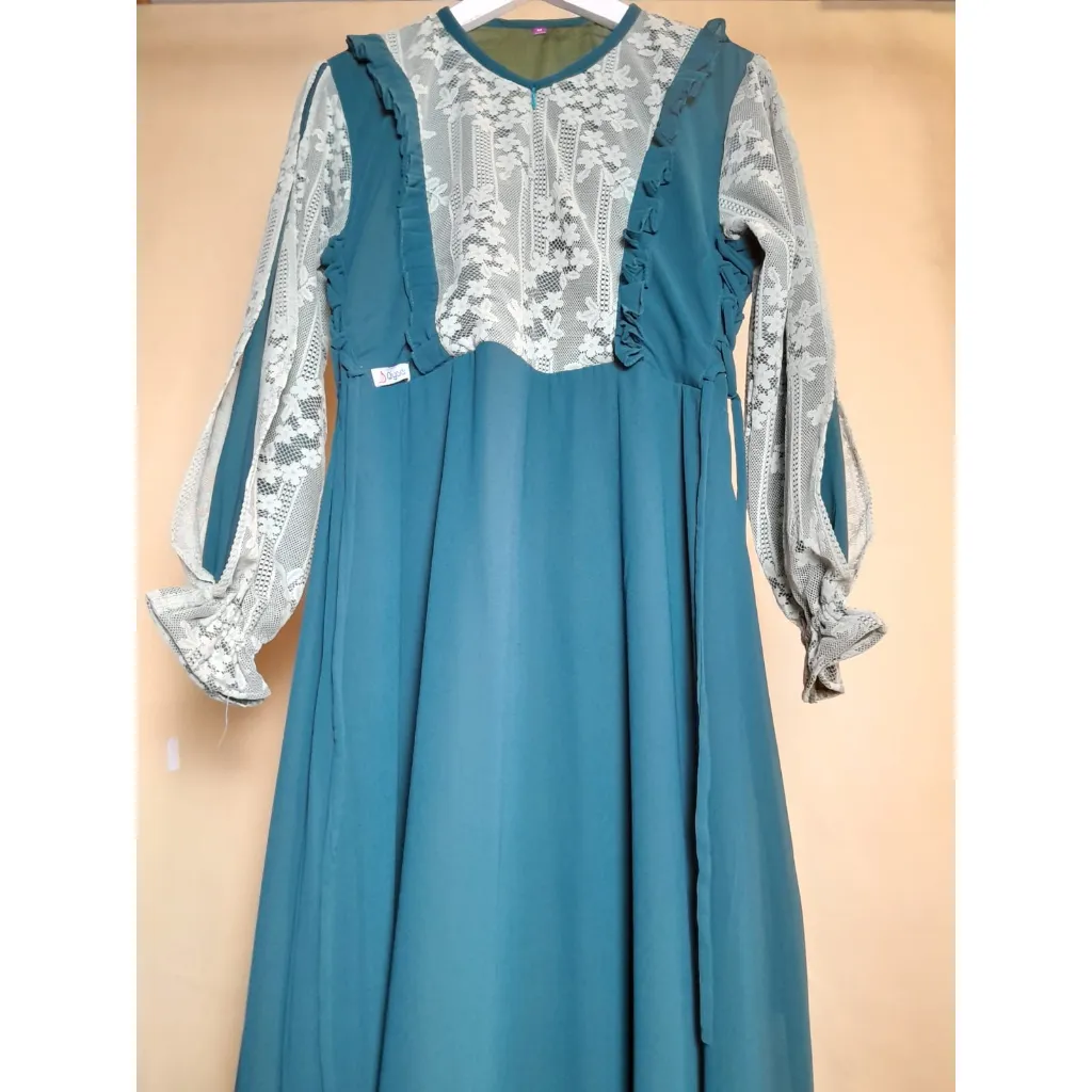Maysuun Hijab-Gamis Nuna Spesial Brukat