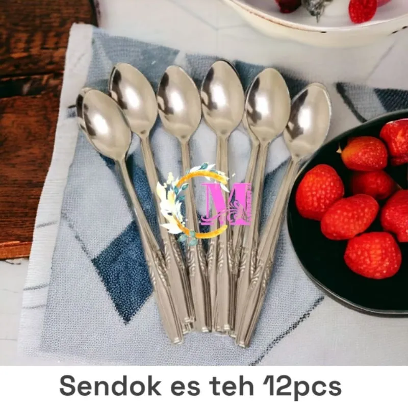 Sendok es teh stainless isi 12pc
