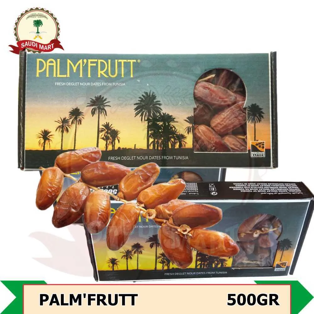 kurma palm'frutt/kurma tangkai tunisia 500gr ORIGINAL KEMASAN DUS/BPOM