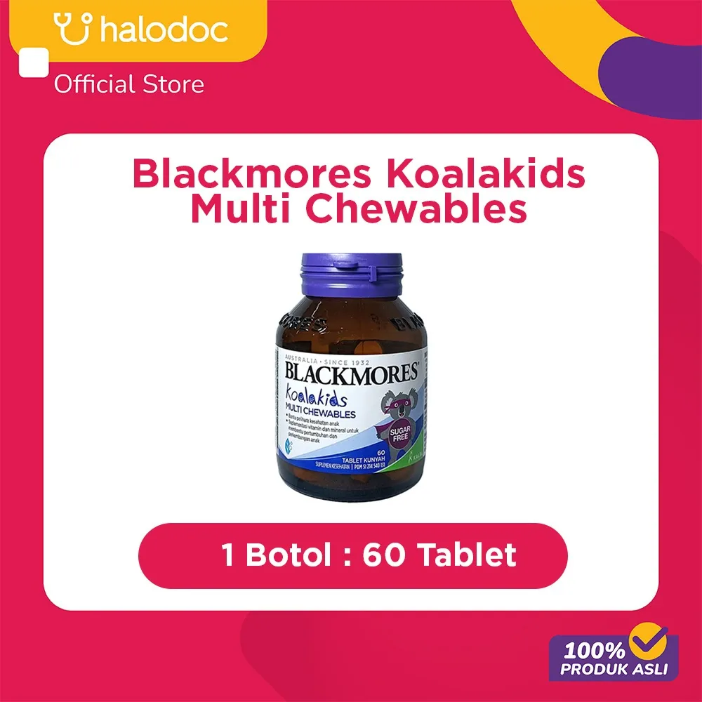 Blackmores Koalakids Multi Chewables 60 Tablet Kunyah