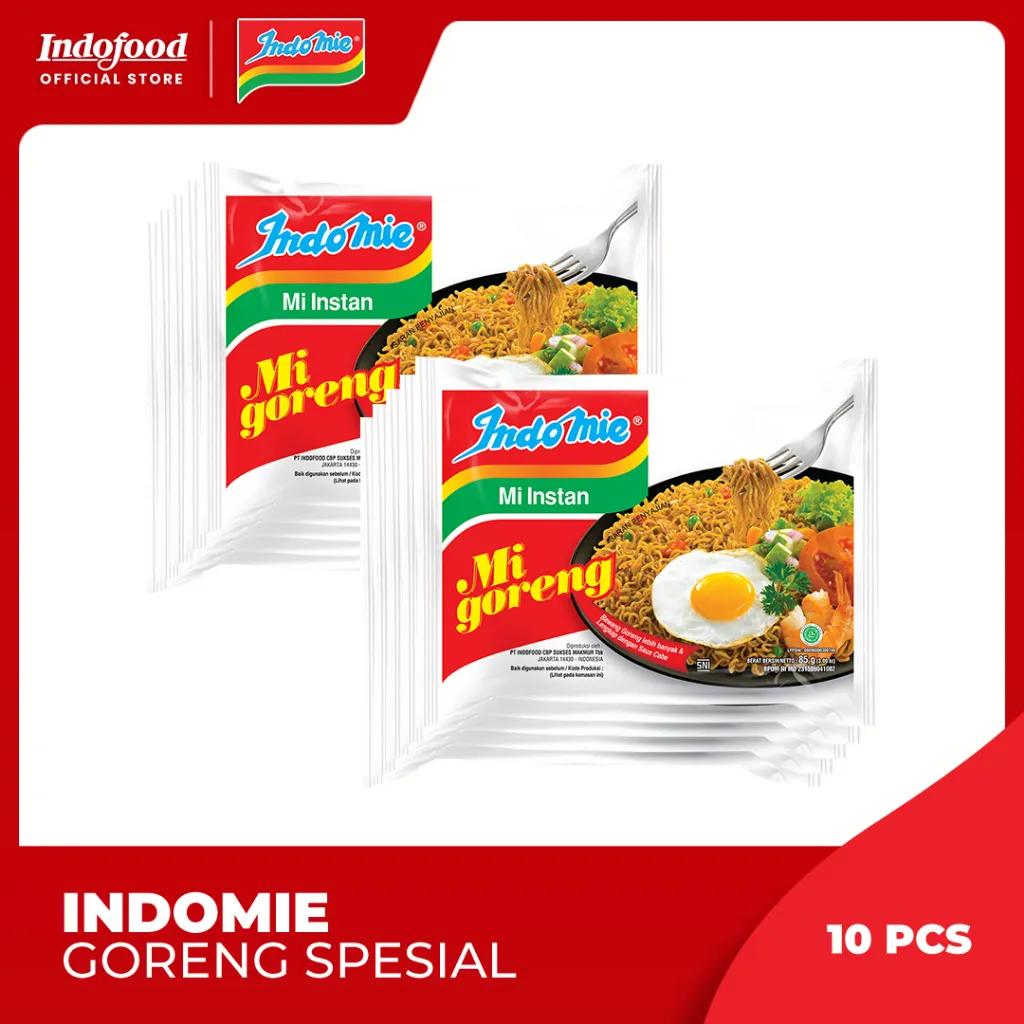 10 PCS - Indomie Goreng Spesial 85 Gr