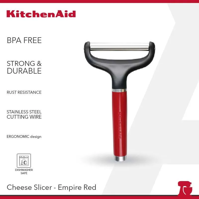 KitchenAid Classic Cheese Slicer Red - KAG133OHERE
