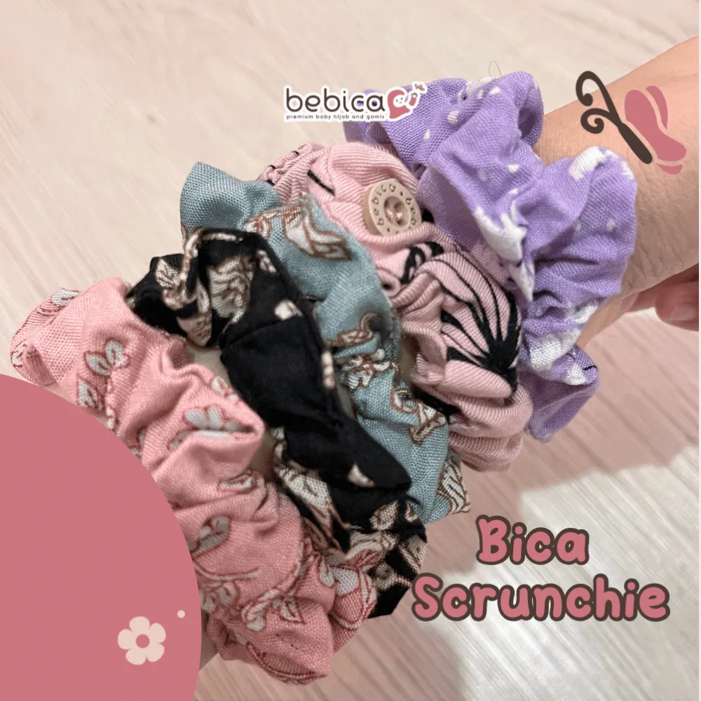 BEBICA Bica Scrunchie / ikat rambut anak / kuncir rambut anak /ikat rambut bayi original bebica