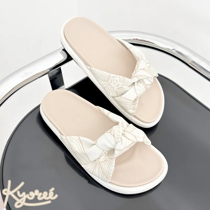 Kyoree Sandal Wanita Platform Printing - Yumi