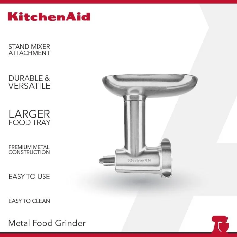 KitchenAid Attachment Metal Food Grinder - KSMMGA