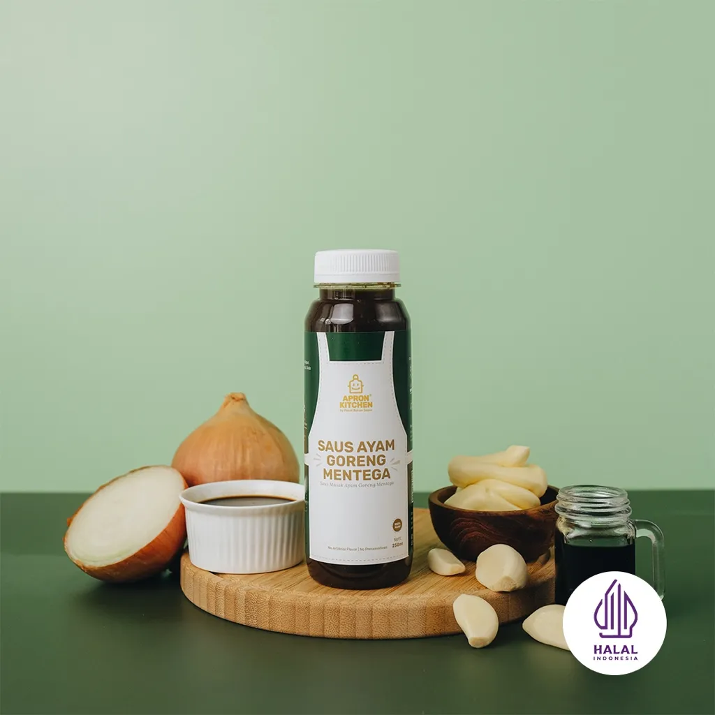 Apron Kitchen Saus Ayam Goreng Mentega Bumbu Masak Indonesia 250ML