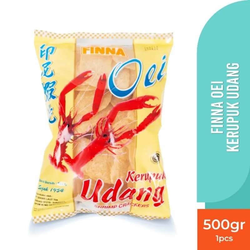 Finna Oei Kerupuk Udang 500gr (Premium)