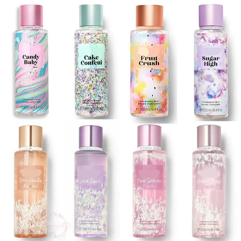 Victoria's Secret Parfum Wanita Murah  Body Mist 250ml Candy & Frosted Series (PREMIUM)