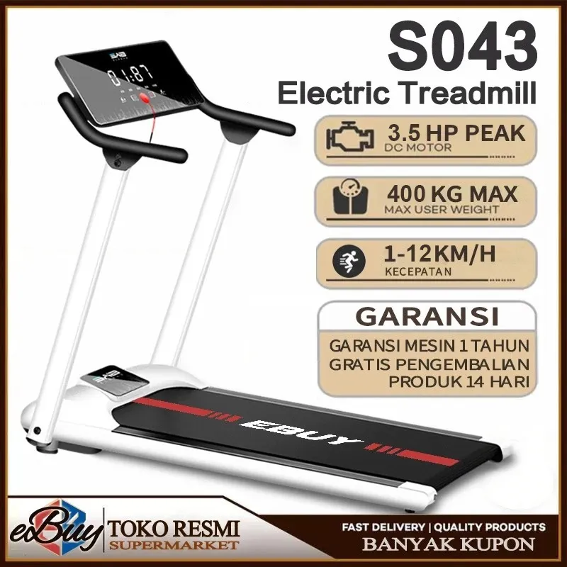 e-Buy Treadmill Elektrik Peralatan Kebugaran Treadmill Multifungsi Treadmill Listrik Gym Treadmill