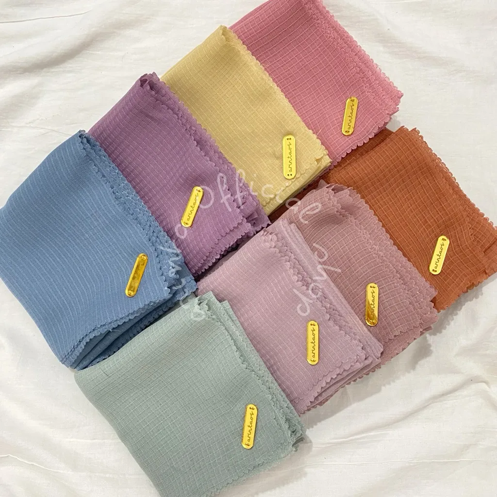 ARINTA - Hijab Segi Empat Waffle Laser Cut