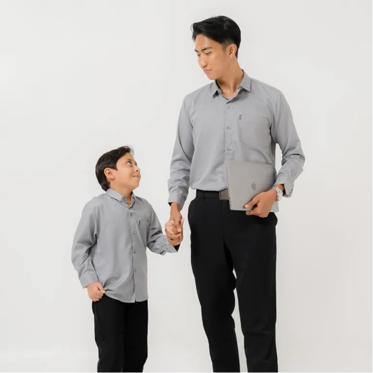 Chiciko Kemeja Versa 2 in 1 Couple Ayah Dan Anak Laki Laki Style Muslim Modern Series