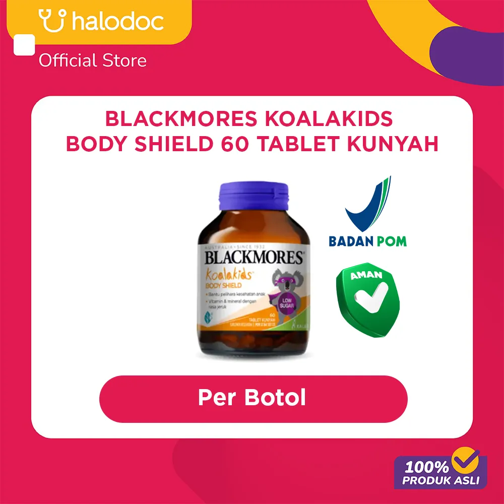 Blackmores Koalakids Body Shield 60 Tablet Kunyah