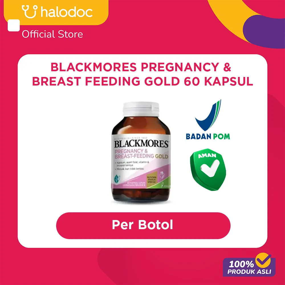 Blackmores Pregnancy & Breast Feeding Gold 60 Kapsul