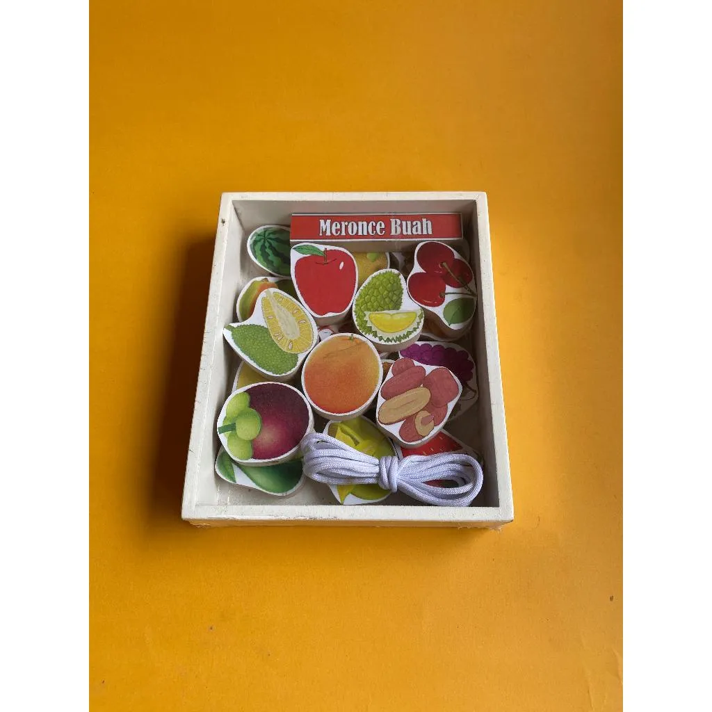 MERONCE HEWAN/MERONCE BUAH/ MENJAHIT HURUF/ LATIHAN MOTORIK HALUS/ OKUPASI TERAPI