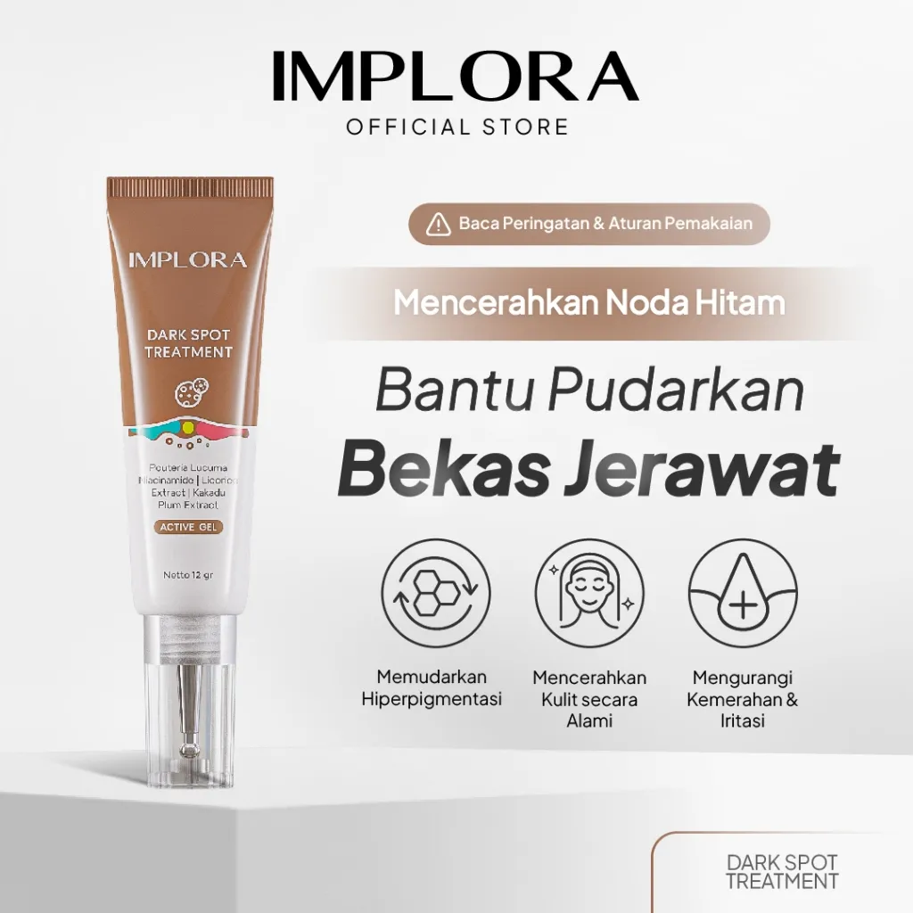 Implora Dark Spot Treatment | Mencerahkan Bekas Jerawat | Menyamarkan noda hitam
