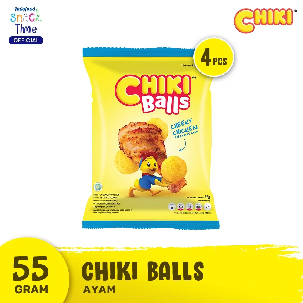 Chiki Ball Ayam 50 Gr - 4 Pcs