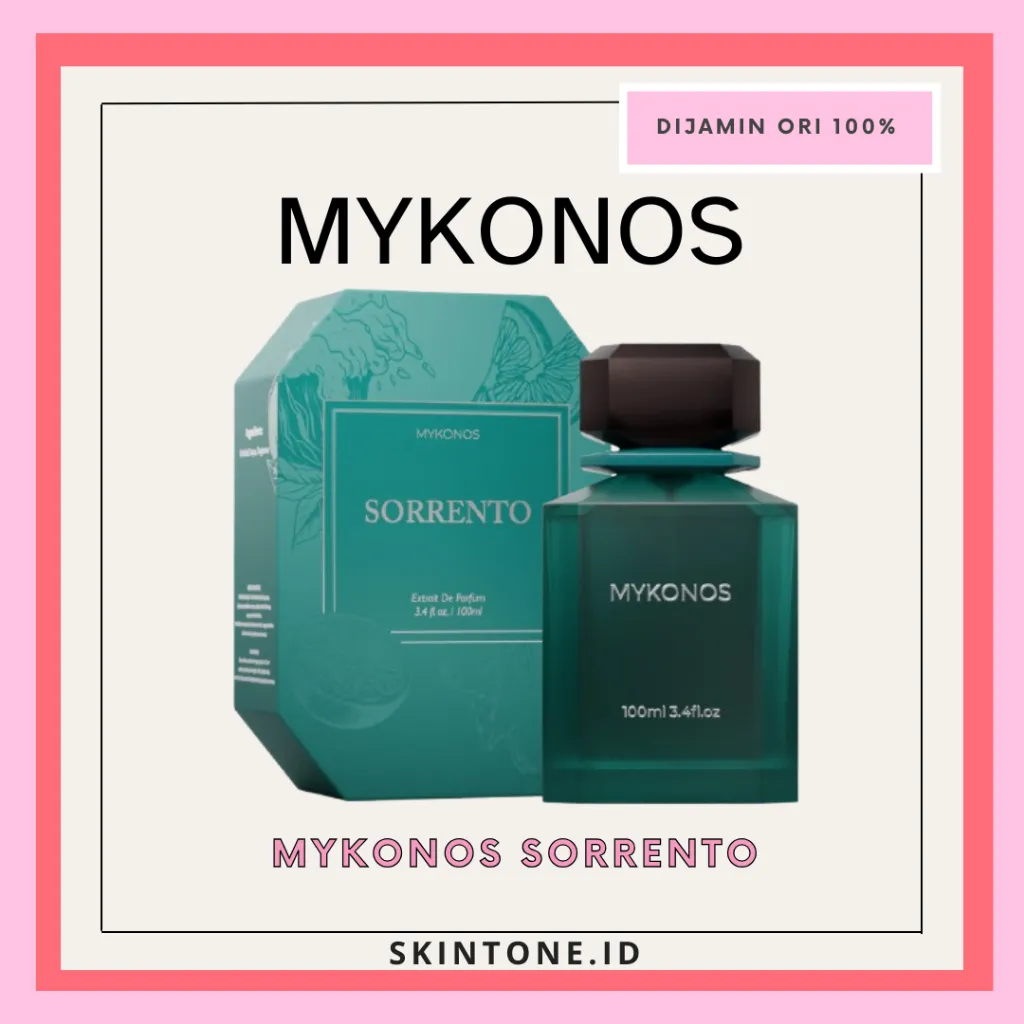 MYKONOS Sorrento 100ml Extrait De Parfum Perfume Unisex Eau de Parfume NEW launch baru