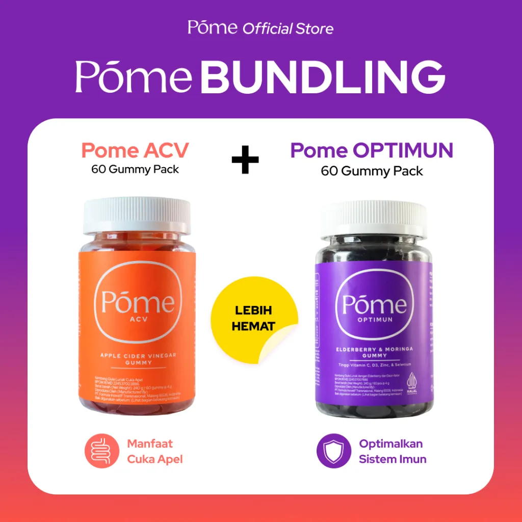 Pome Bundling - Pome ACV 1 Botol + Pome Optimun 1 Botol