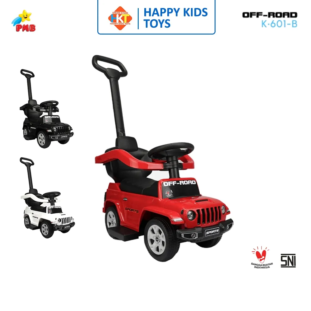 Tolocar off road mobil dorong anak dengan pengaman pmb k601b mainan anak cewek mainan anak cowok