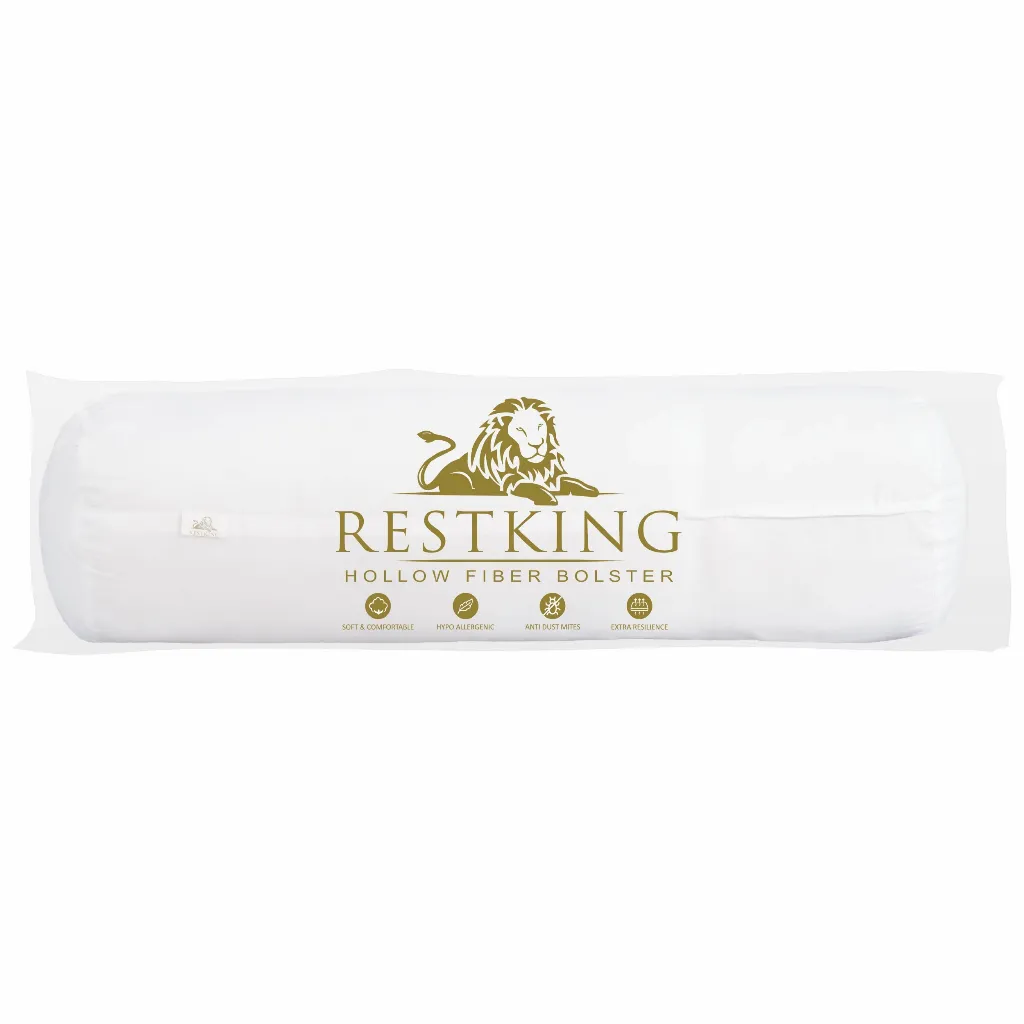[Grosir] Guling Restking D22x75 cm, 760 grams (Hollow Siliconized Fiber)