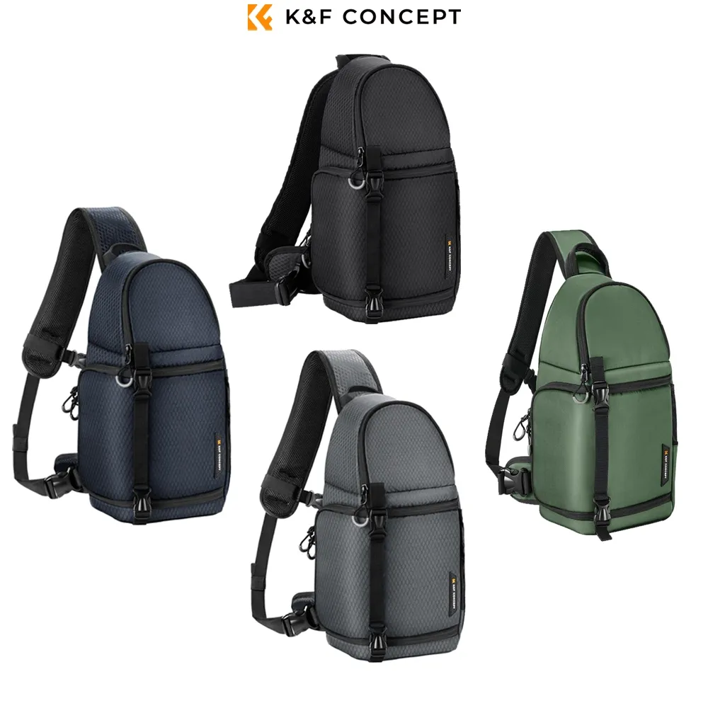 K&F Concept Tas Kamera Messenger Camera Sling Bag Crossbody 10L Waterproof
