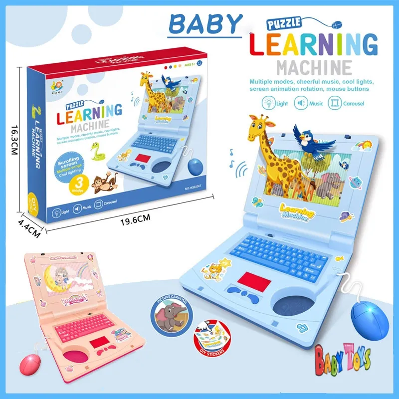 BabyToys Mainan Laptop Anak Edukasi Layar Belajar Notebook Bayi Learning Machine Musik Kado Anak
