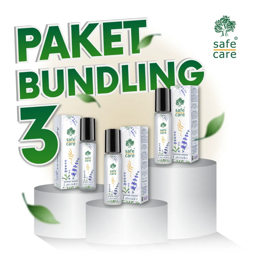 Paket Beli 3 Pcs Safe Care Minyak Angin Lavender 10ml