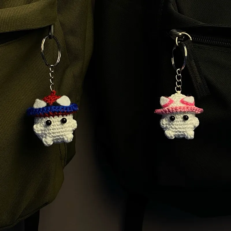 Acseone Gantungan Kunci Spiderman Couple Rajut