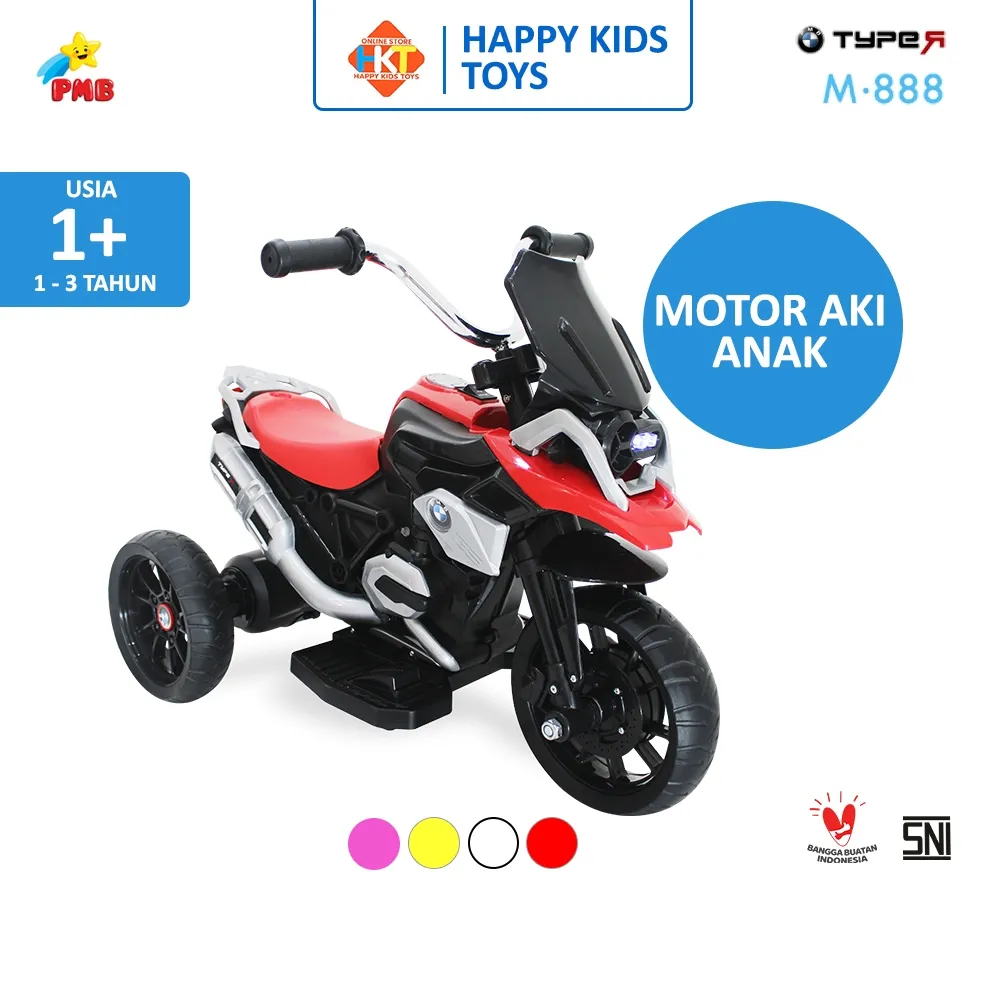 MAINAN MOTOR MOTORAN AKI ANAK TYPE R PMB M888