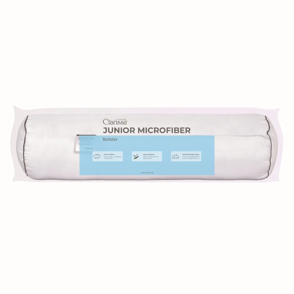 Guling Junior / Anak Nano Microfiber (Bulu Angsa Sintetis) uk. D18x65 cm - Clarissa