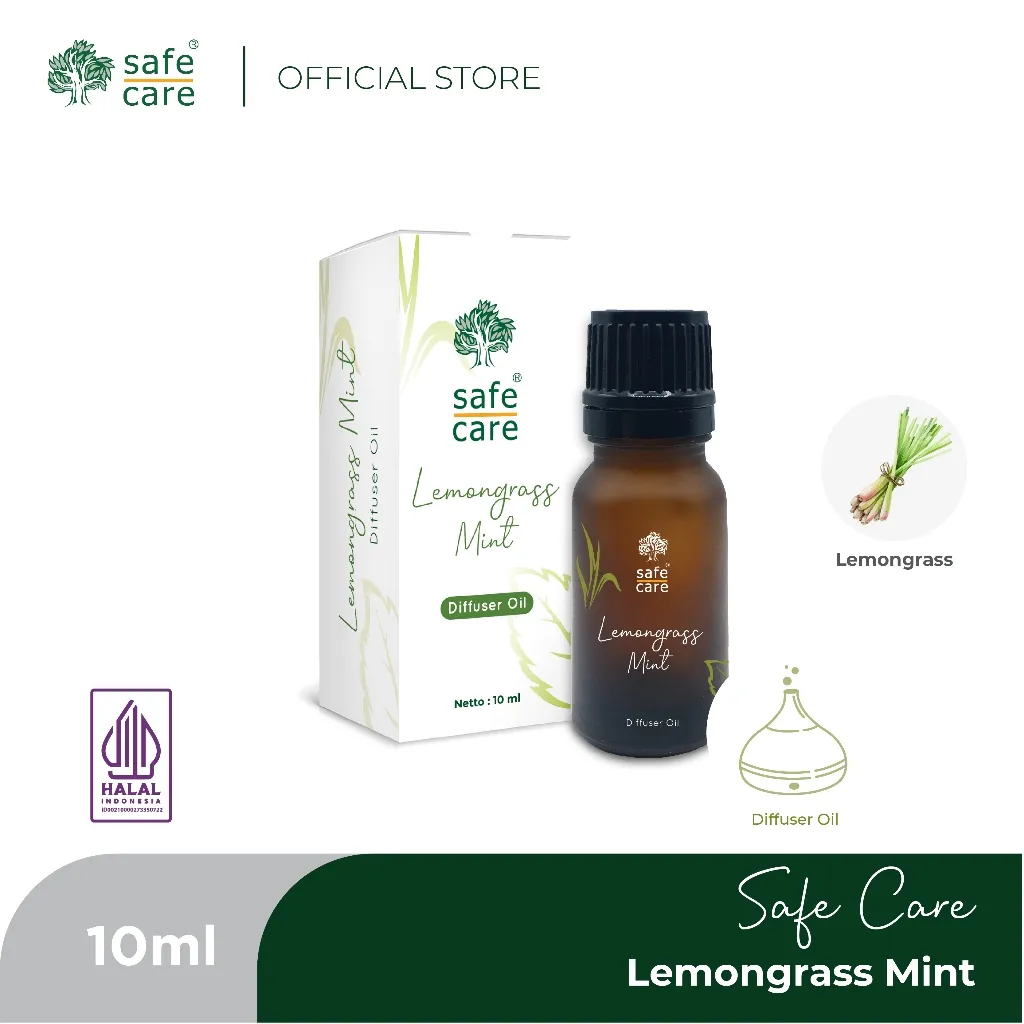 Safe Care Diffuser Oil Lemongrass Mint 10 ML