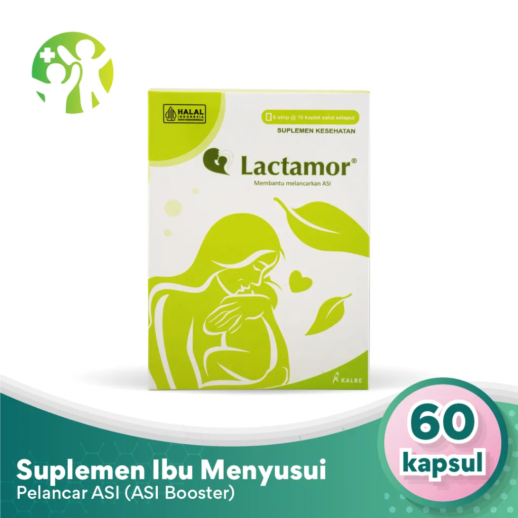 Lactamor 60 kaplet - Suplementasi untuk membantu melancarkan ASI
