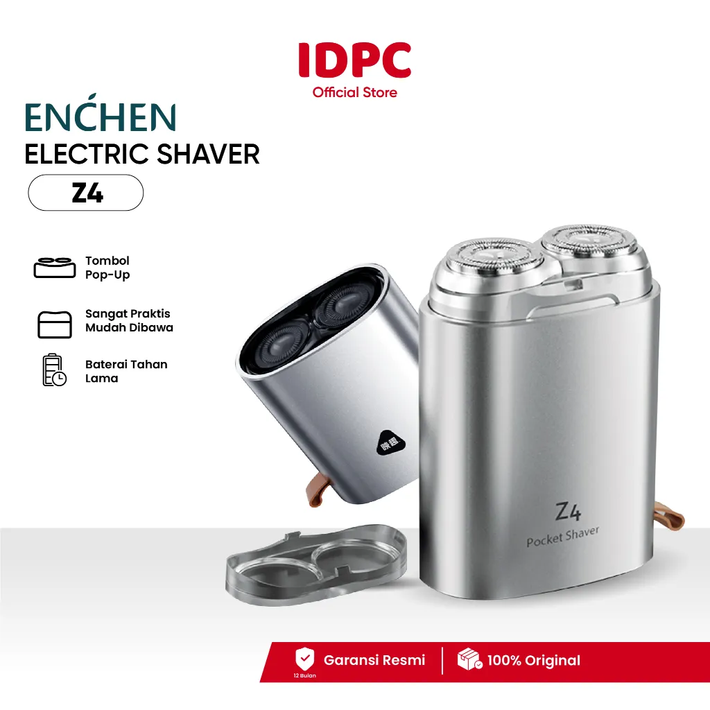 Enchen Z4 Pop-up Shaver Mini Travel Alat Cukur Elektrik Pencukur Jenggot Waterproof Portable