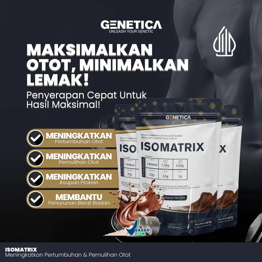 Genetica Isomatrix 1 Lbs Protein Isolate Matrix