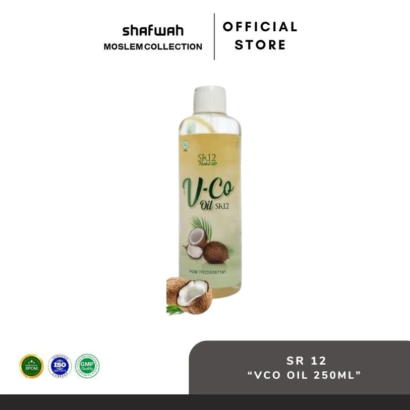 SR12 V-Co Oil Cair Vco OIl Minyak Kelapa Murni Virgin Coconut Oil 250ml