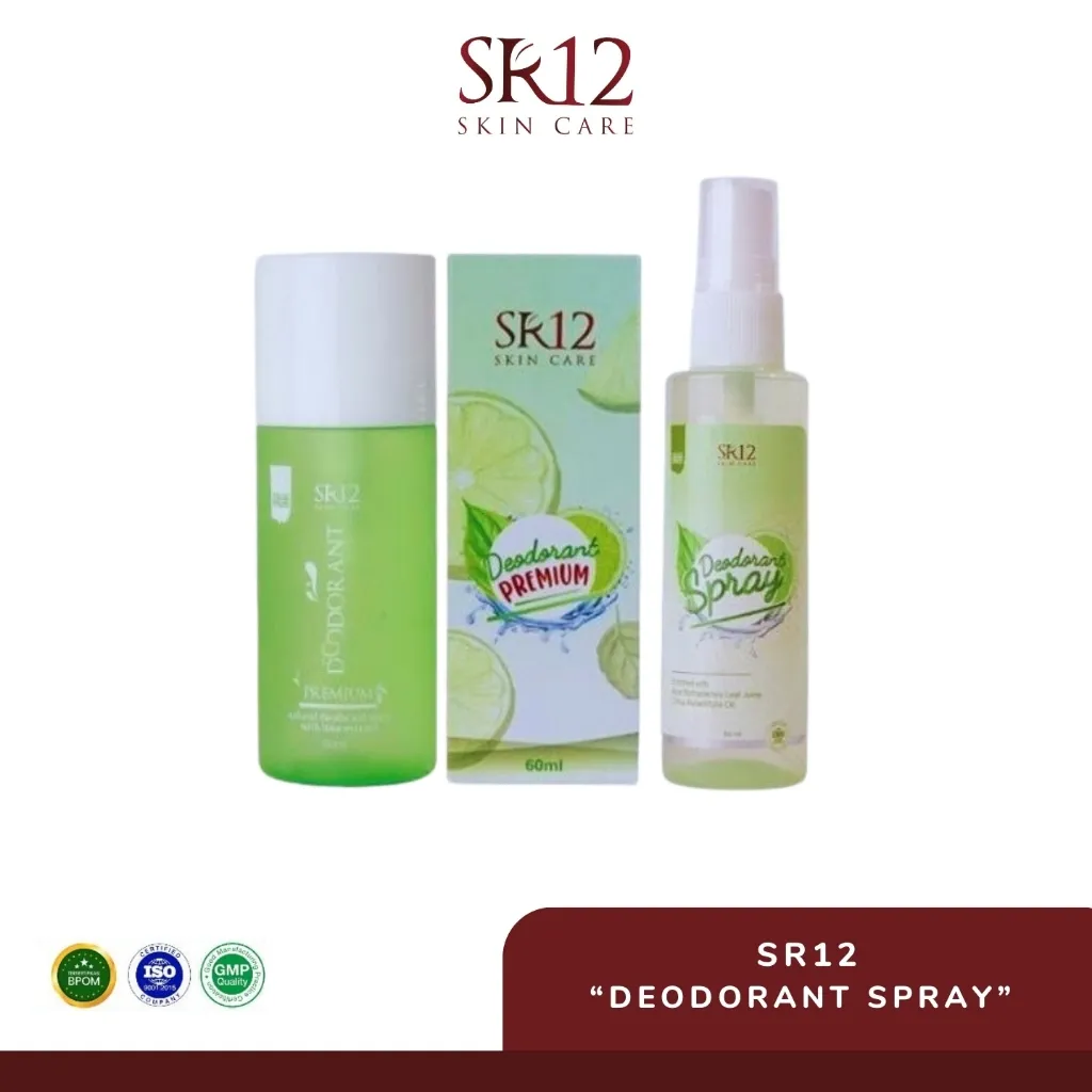 SR12 Deodorant Spray Tawas Penghilang Bau Badan Deodorant Non Alkohol Aman BPOM