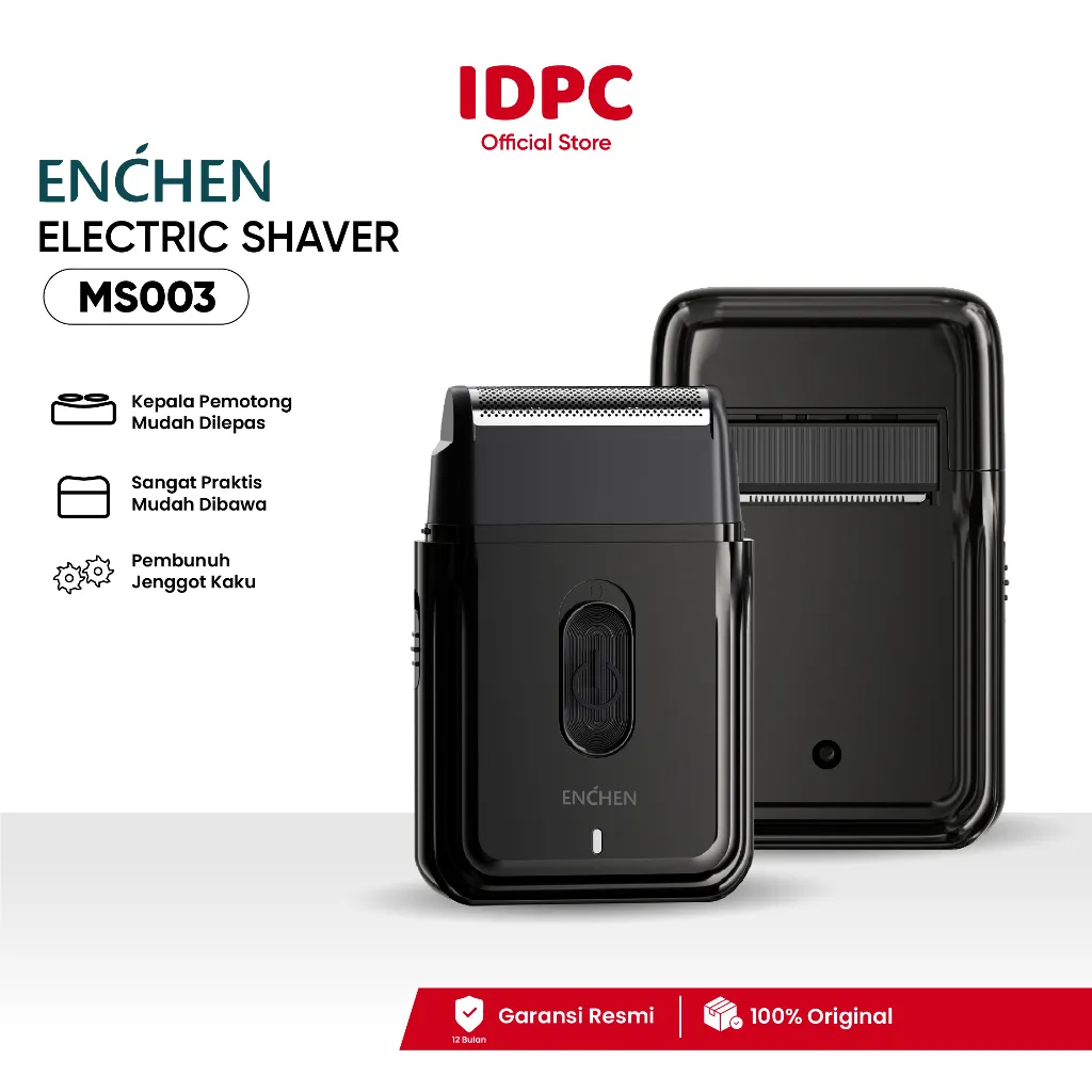 ENCHEN MS003 Alat Cukur Elektrik Alat Cukur Kumis Jenggot Portable Slim mini Electric Shaver