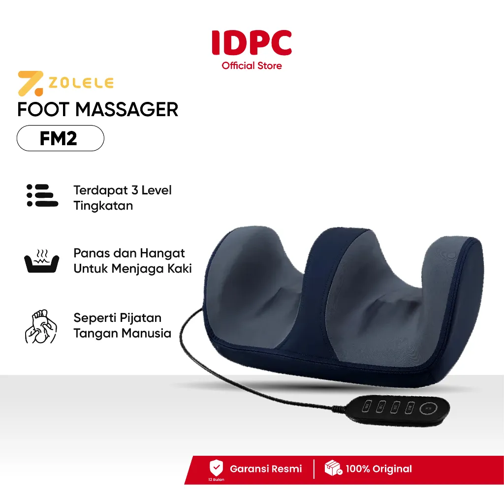 ZOLELE Massage FM2 Massage Pijat Kaki Mesin Pemijat Kaki  Sepenuhnya Otomatis Terapkan Kompres Panas