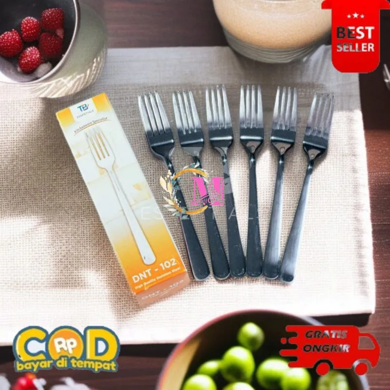[CM] garpu makan tebal stainless steel DNT-102