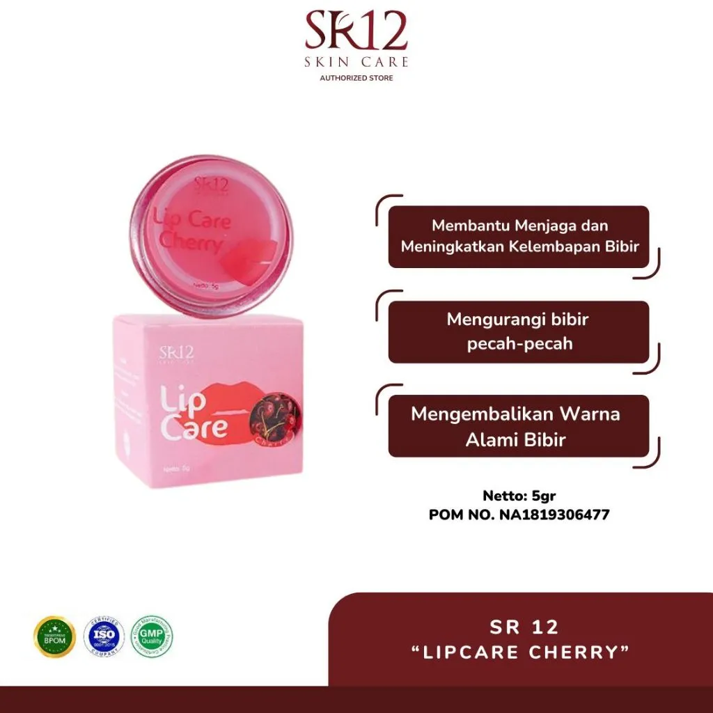 SR12 Lip Care Cherry Lip Balm 5gr