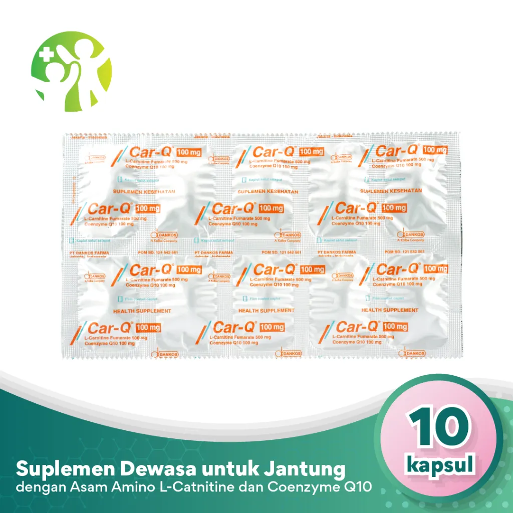 Car-Q 1 Strip - Suplemen Kesehatan Jantung