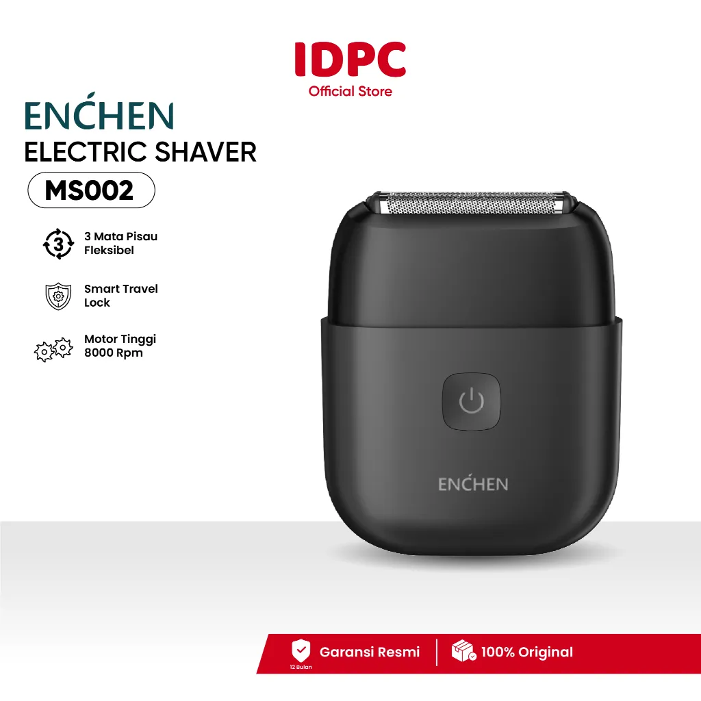 ENCHEN MS002 Mini Shaver Travel Elektrik Pencukur Jenggot & Kumis waterproof