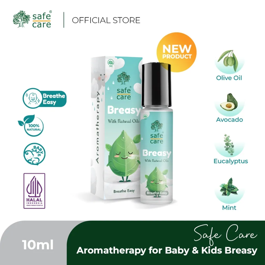 Safe Care Aromatherapy for Baby & Kids - Breasy 10ml