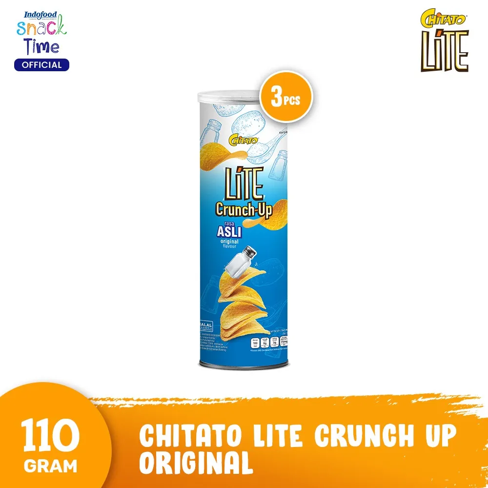 Chitato Lite Crunch Up Original 110 gr - 3 Pcs