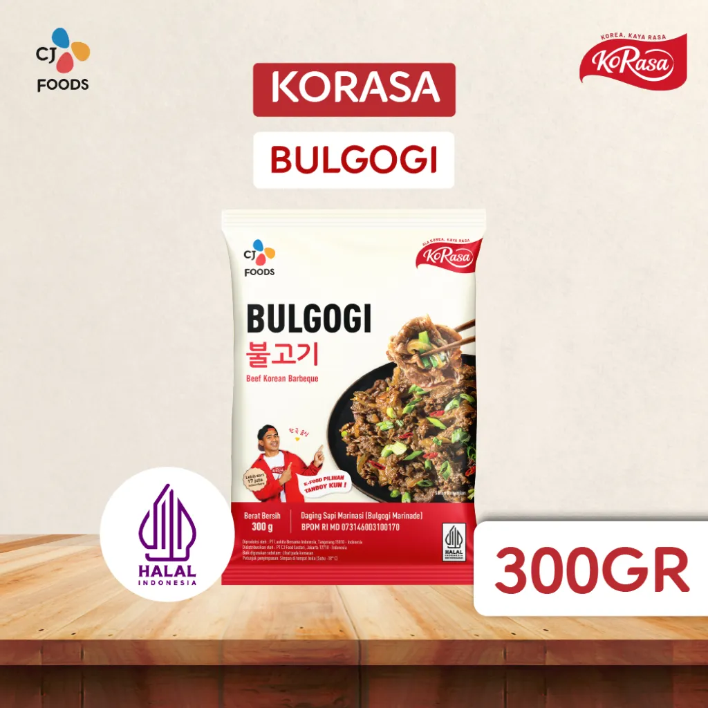 Korasa Bulgogi Marinated 300 Gram