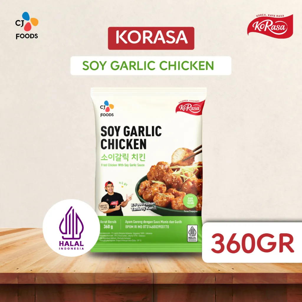 Korasa Soy Garlic Chicken 360 Gram