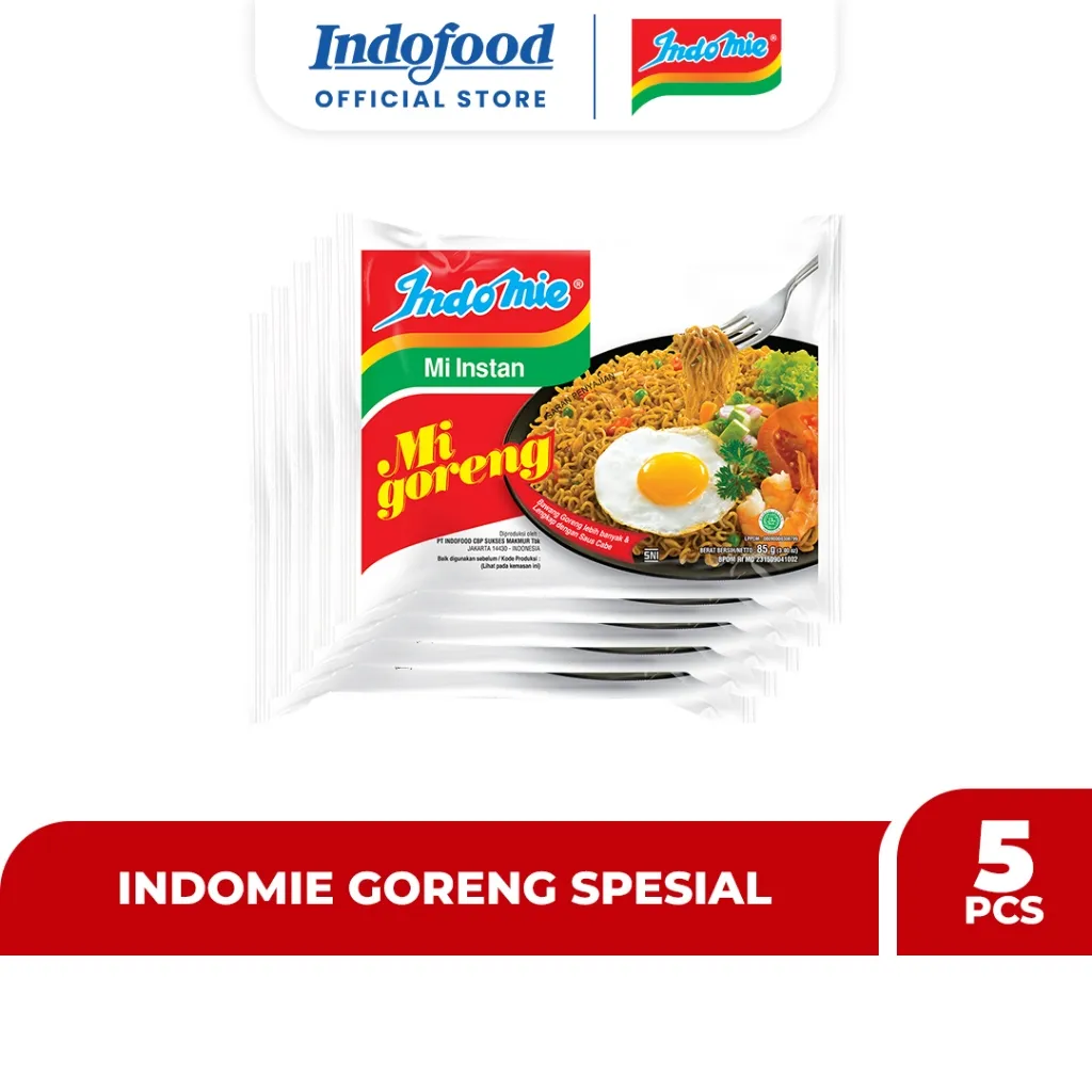 5 PCS - Indomie Goreng Spesial 80 Gr