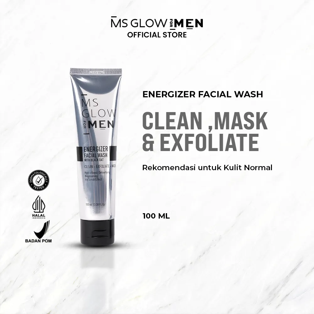MS Glow For Men - Energizer Facial Wash - 100 ml