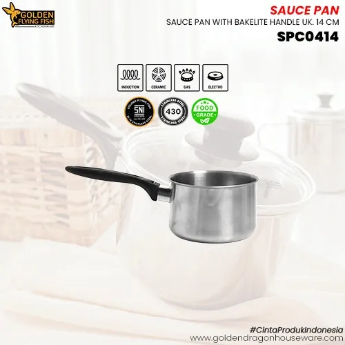Arwana Houseware Saucepan SPC0414 - Golden Flying Fish